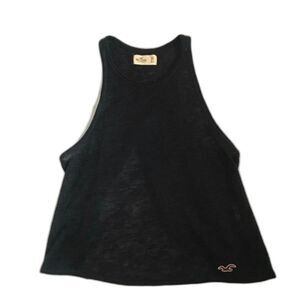 Hollister Tank Lightweight Sweater Open back Navy blue HCO sz XS EUC!